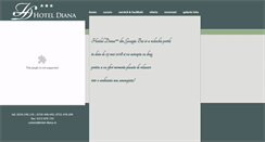 Desktop Screenshot of hotel-diana.ro