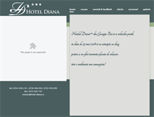 Tablet Screenshot of hotel-diana.ro